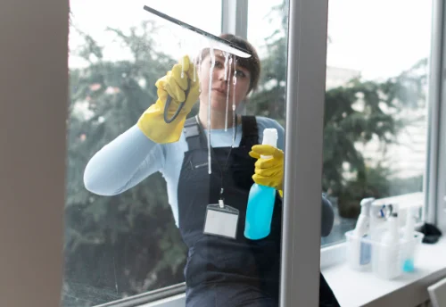 Nettoyage de vitres intérieures et extérieures au Porge